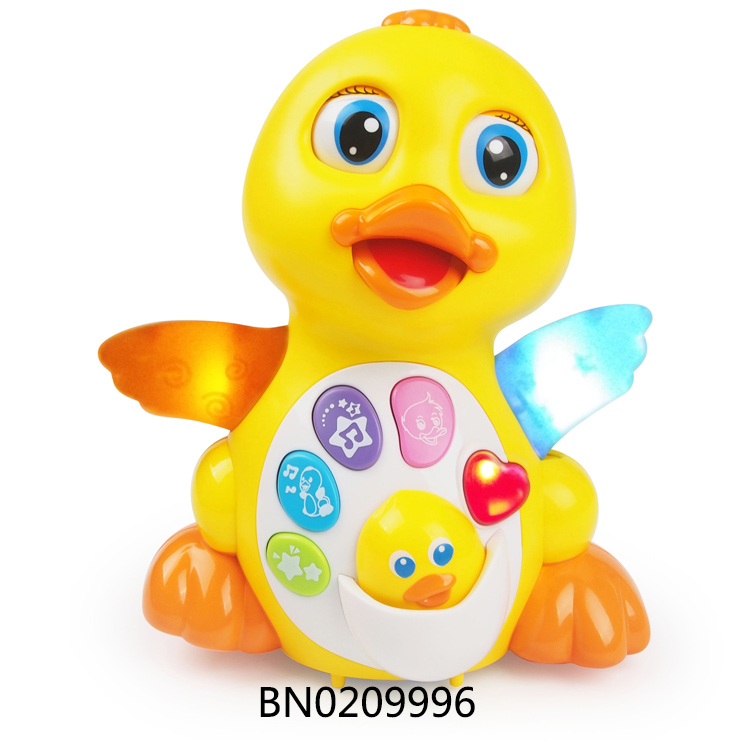 B/O EQ SWING DUCK W/LIGHT&MUSIC toys