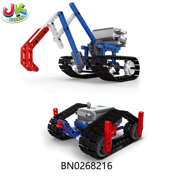 BLOCKS SET 2 IN 1,EXCAVATOR&TRACK ROBOT 339PCS toys