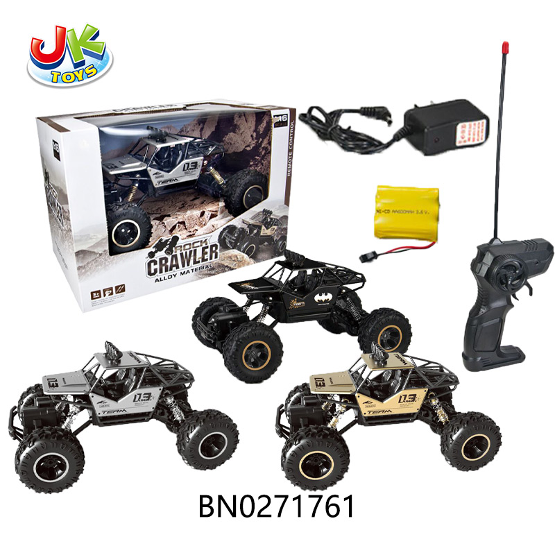 1:16 RC ALLOY CLIMBING CAR W/BATTERY.CHARGER,3COLOUR IXED toys