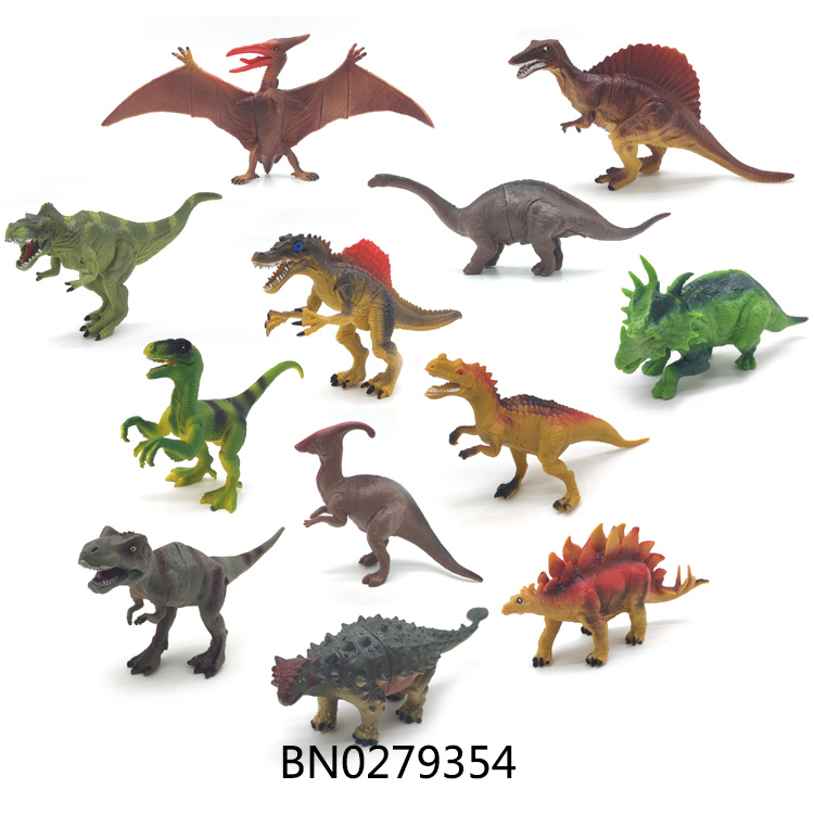 6“PVC DINOSAUR,12ASST-12PCS BOX toys