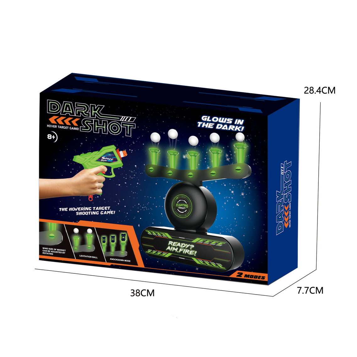 B/O DASK SHOT SET,W/1*GUN(2 COLOR MIXED) toys