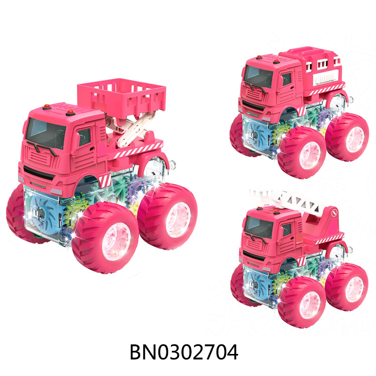 FRICTION 4CH FIRE TRUCK,12PCS toys