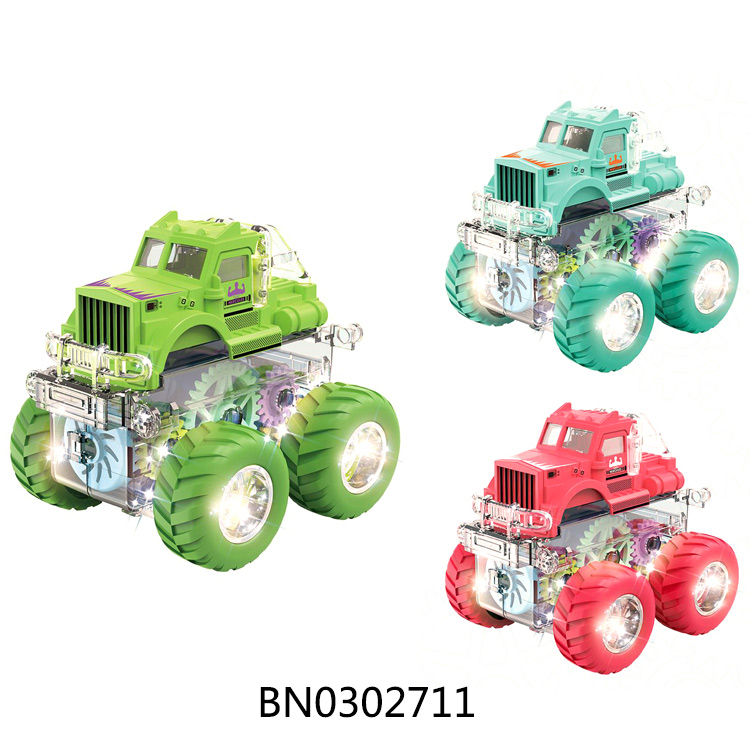 FRICTION 4CH  TRAILER TRUCK,12PCS toys