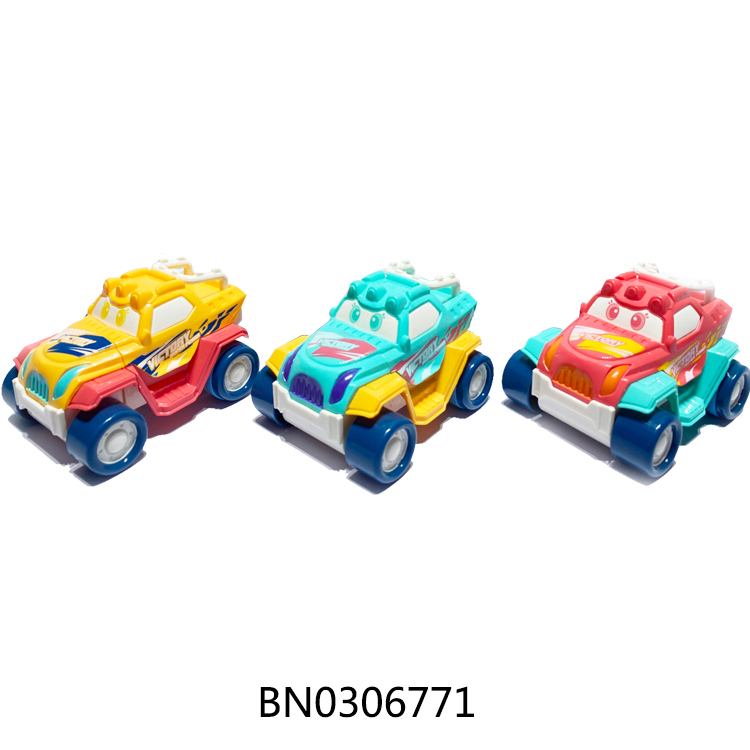 FRICTION JEEP，9PCS toys