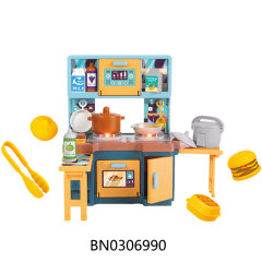 KITCHEN SET  W/LIGHT,MUSIC,18PCS toys