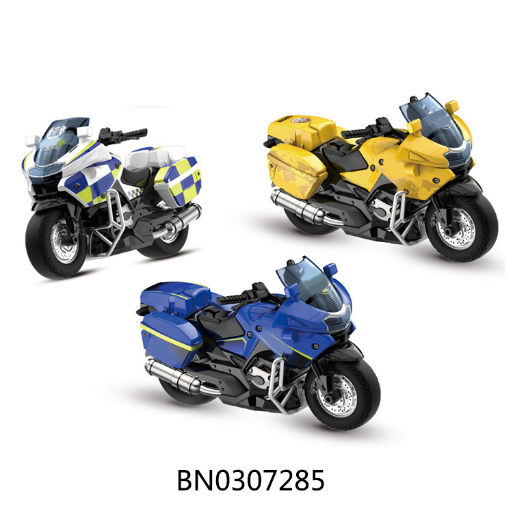 1:14 ALLOY PULL BACK MOTORCYCLE,3 COLOR MIXED toys