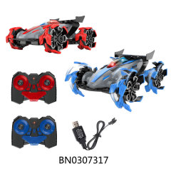 SPECIAL CAR W/LIGHT,SPRAY,RED/BLUE MIXED toys