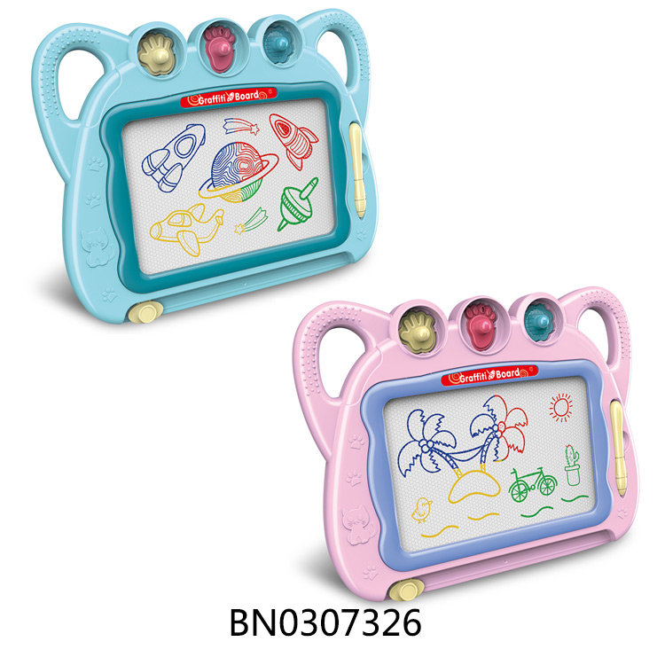 MAGNETIC DRAWING BOARD,BLUE/PINK MIXED toys