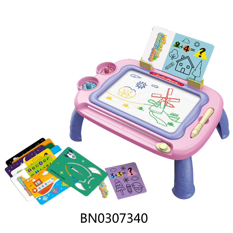 MAGNETIC DRAWING BOARD,BLUE/PINK MIXED toys