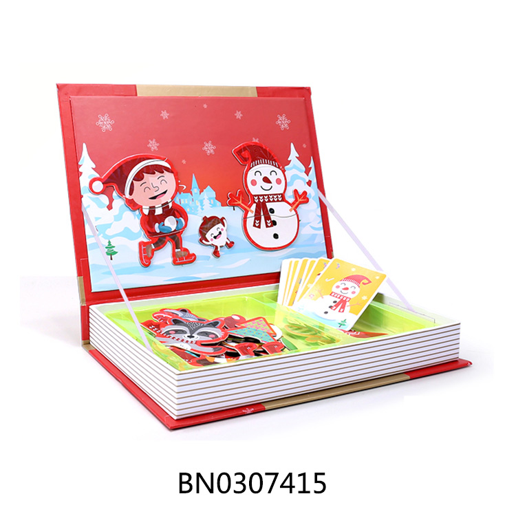 MAGNETIC BOOK,HAPPY TIME PUZZLE,68PCS toys