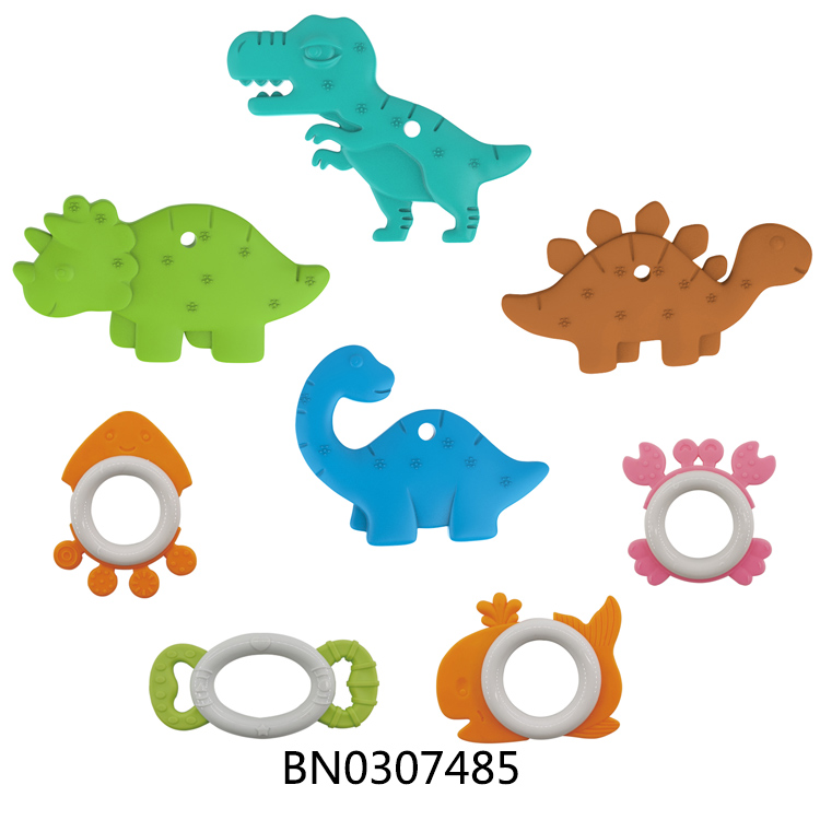 MARINE ANIMALS,BABY RATTLES ,8PCS toys