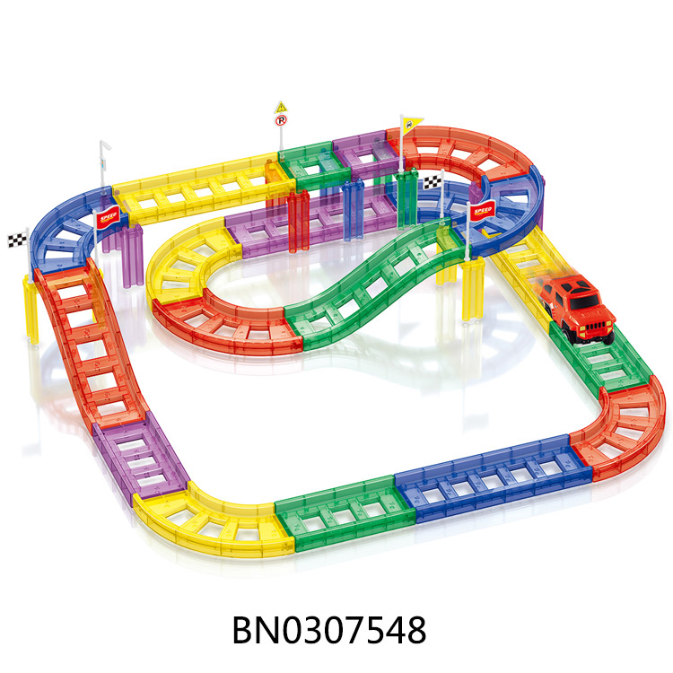 MAGNETIC BLOCKS,TRACK SET,48PCS toys