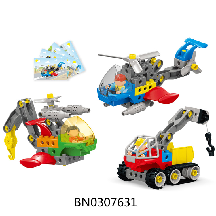 6 IN 1 68PCS BUILDING BLOCKS SET toys