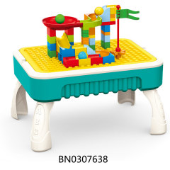 BLOCKS DRAWING TABLE SET,W/58PCS BLOCKS,PAINTBRUSH AND BLACKBOARD ERASER toys