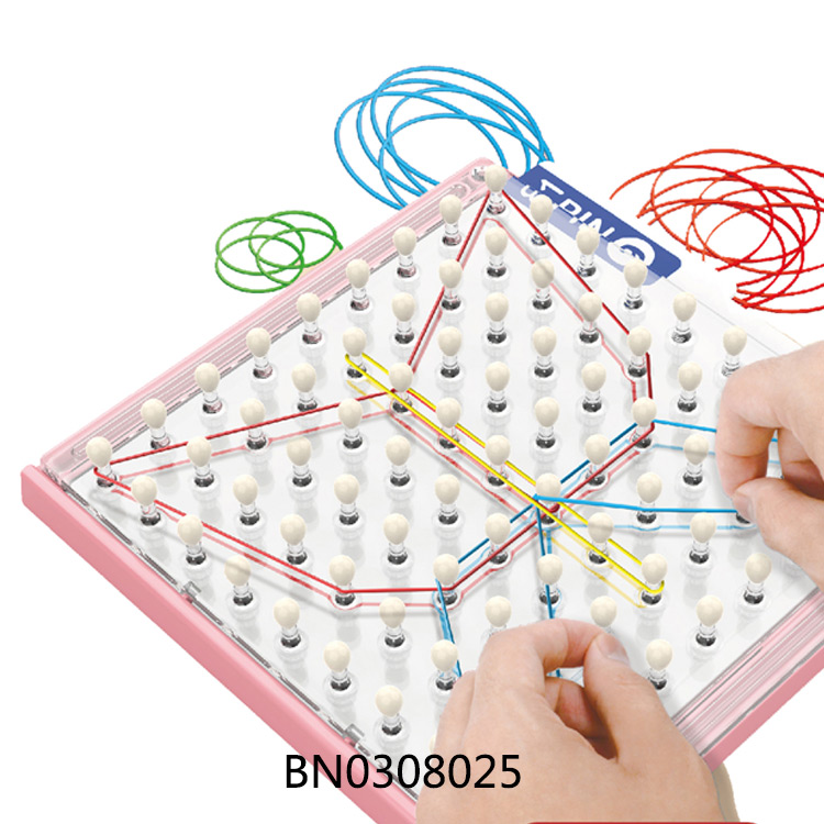 RUBBER BAND PUZZLE BOARD toys