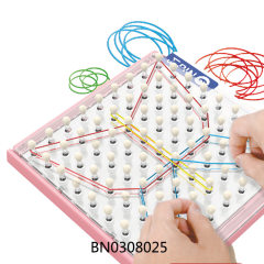 RUBBER BAND PUZZLE BOARD toys