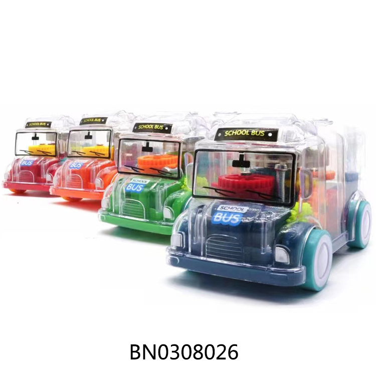 GEARED MINIBUS W/LIGHT toys