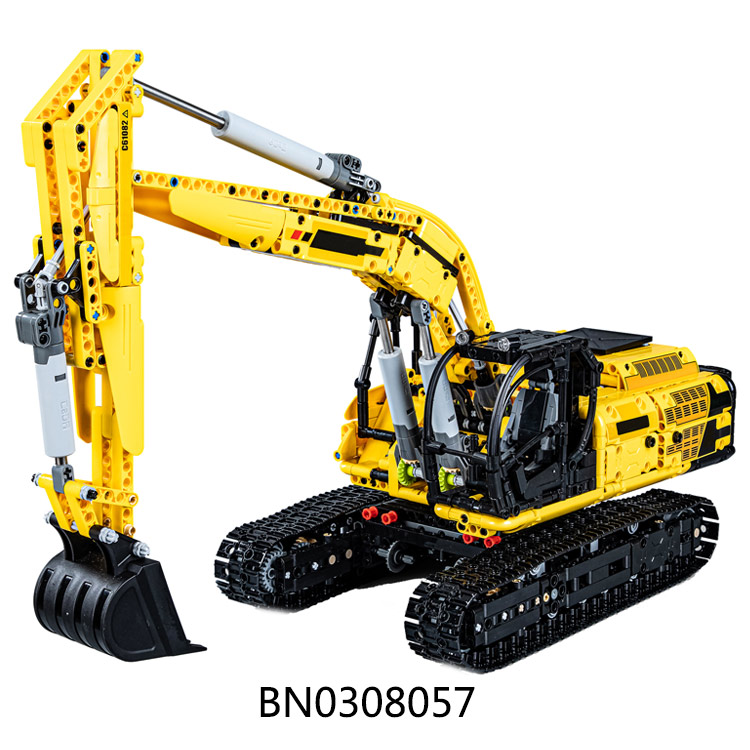 FUNCTIONAL EXCAVATOR BLOCKS,1702PCS toys