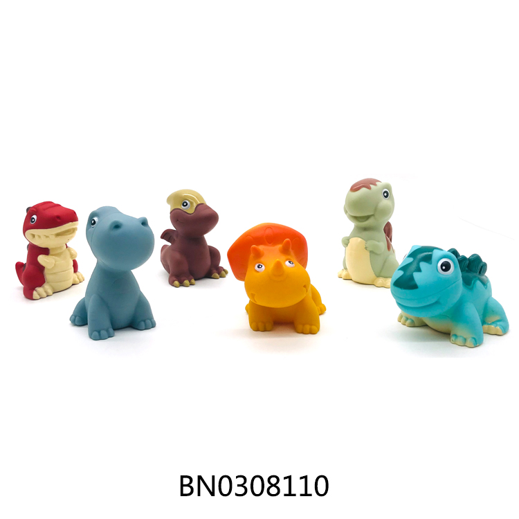 SOFT PLASTIC DINOSAUR,6PCS toys