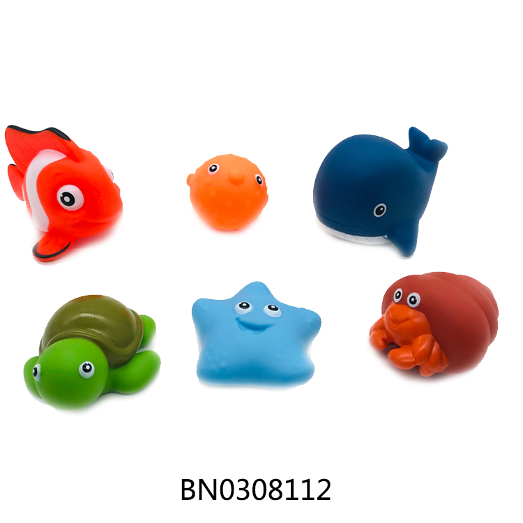 SOFT PLASTIC OCEAN ANIMAL,6PCS toys