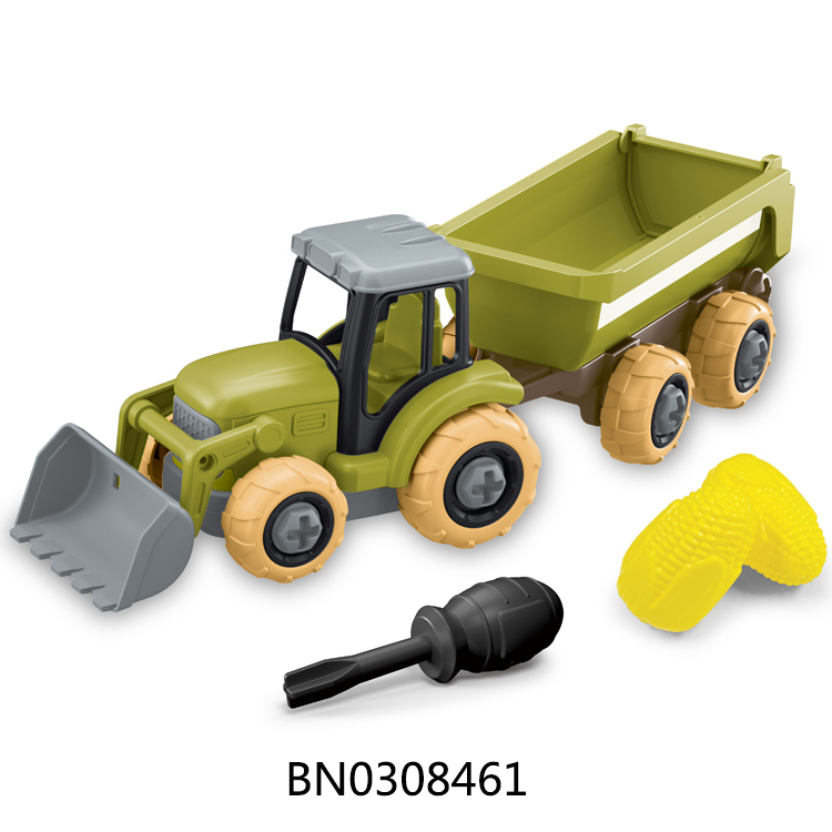 SLIDE FARMER TRUCK W/2PCS CORN toys