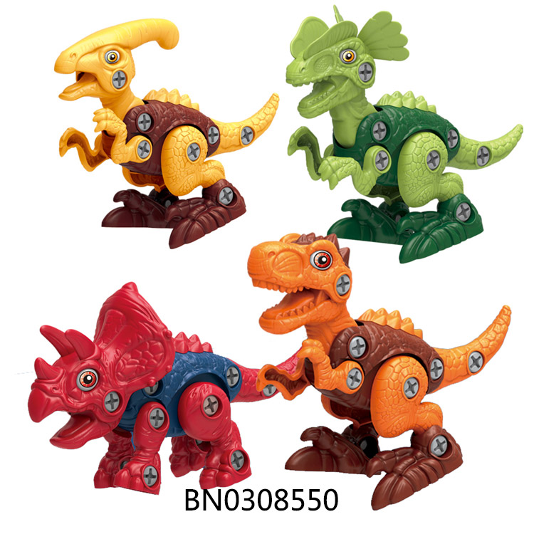 DIY DINOSAUR+ELECTRIC DRILL,129PCS toys