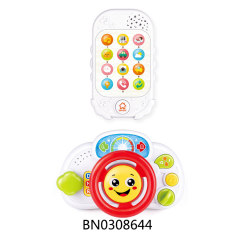 B/O BABY STEERING WHEEL & PHONE  toys