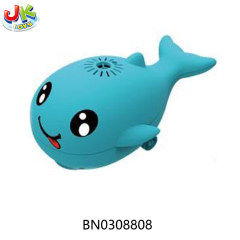 B/O WHALE  BLOW BALL WITH MUSIC,LIGHT,BLUE/WHITE 2 COLORS MIXED toys