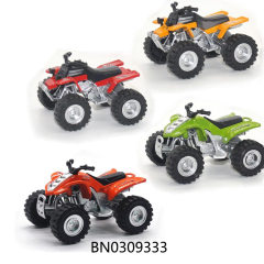 ALLOY PULL BACK MOTOR，4 COLORS MIXED toys