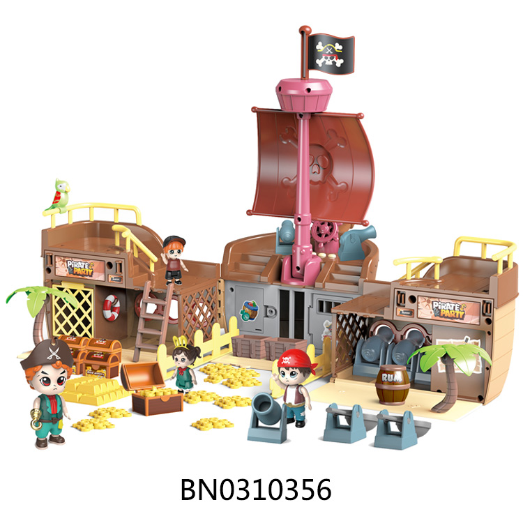 B/O PIEATE SHIP W/MUSIC toys