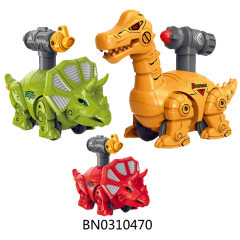 PRESS DINOSAUR,12PCS，2 ASST 4 COLORS MIXED toys