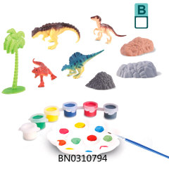 4 DINOSAURS DIY COLORING STYLE B toys