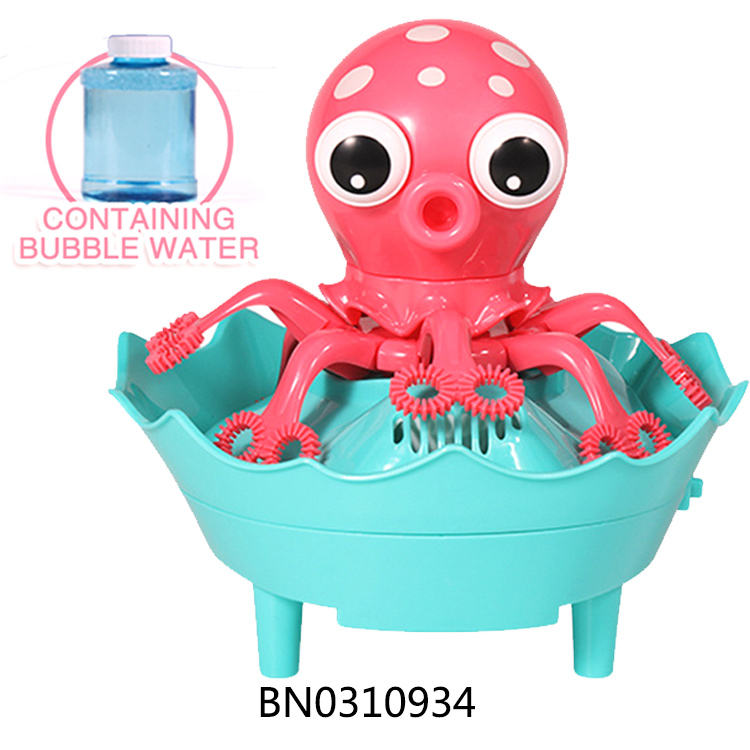 OCTOPUS BUBBLE MACHINE 130ML BUBBLE WATER toys