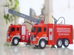 INERTIA FIRE TRUCK FOUR KEY LIGHT MUSIC toys