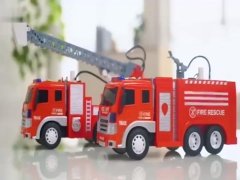 INERTIA FIRE TRUCK FOUR KEY LIGHT MUSIC toys