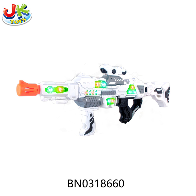 B/O SPACE GUN W/SOUND LIGHT，DETACHABLE toys