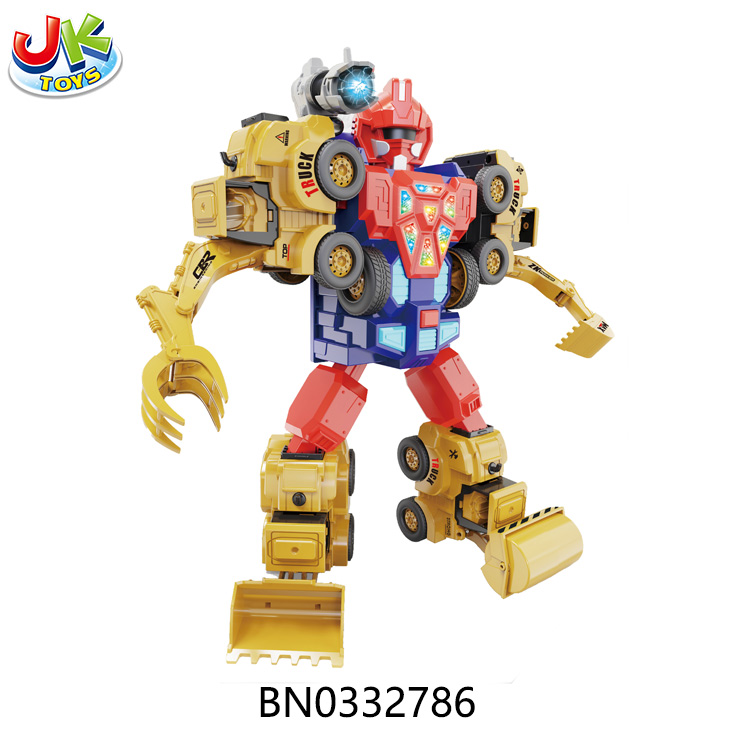 TRUCK COMBINED DEFORMATION ROBOT,W/LIGHT,MUSIC toys