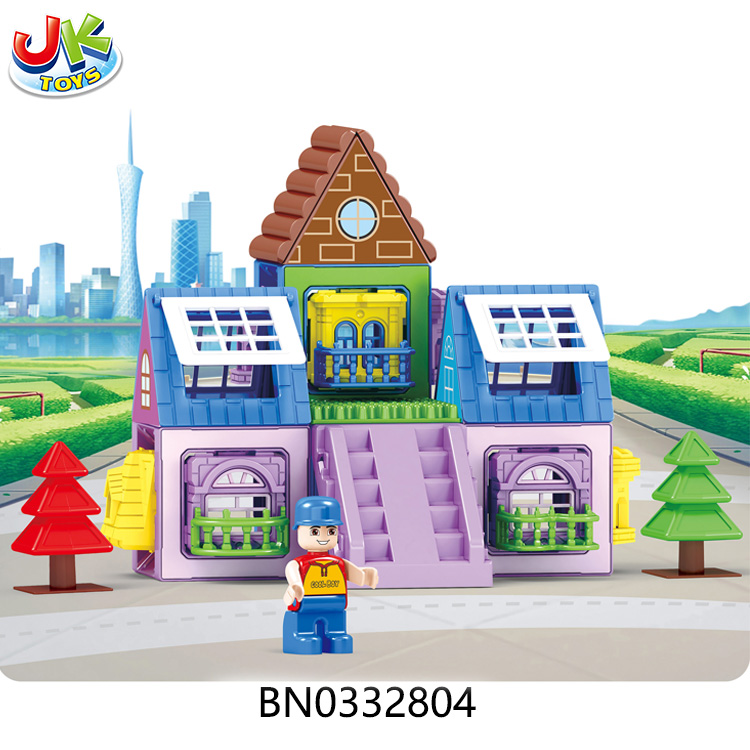 3D MAGNETIC BUILDING BLOCK,W/LIGHT,56PCS toys