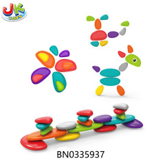 INTERESTING COLORED PEBBLES,18PCS