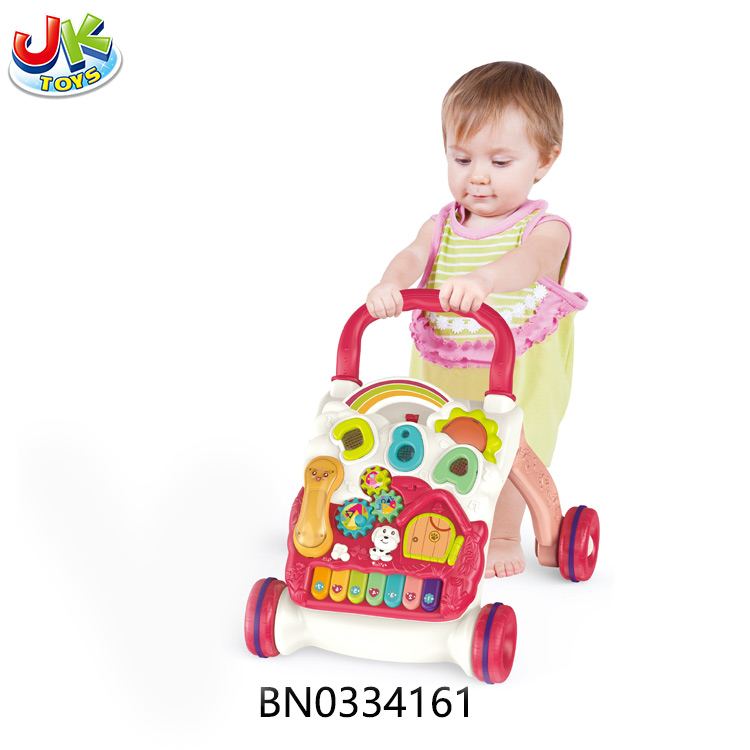 ELECTRONIC ORGAN BABY WALKER 4 IN 1 (RED) toys