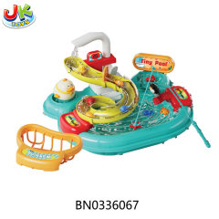 B/O WATER PLAY SET,BLUE,10PCS