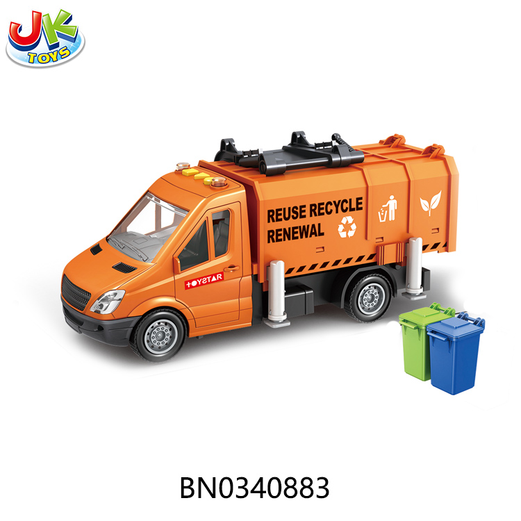 1:14 FRICTION GARBAGE TRUCK(SOUND/LIGHT/MULTIFUNCTION) toys