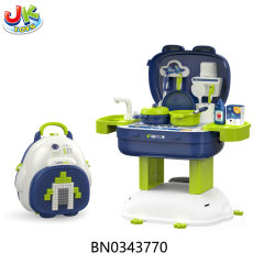 3IN1 KITCHEN SET DEFORMED BUILDING BLOCKS PACKSACK(SPACE THEME)