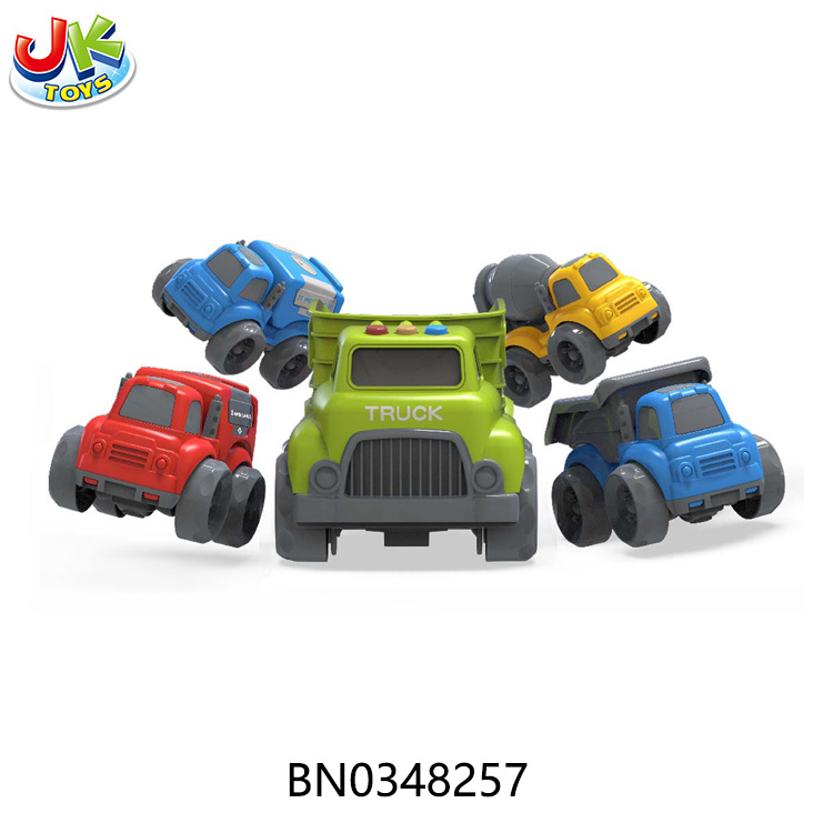 TRUCK TOYS W/IC, BLUE, GREEN toys