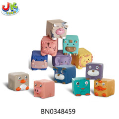 SOFT ANIMAL BLOCKS SET,W/STORAGE BAG toys