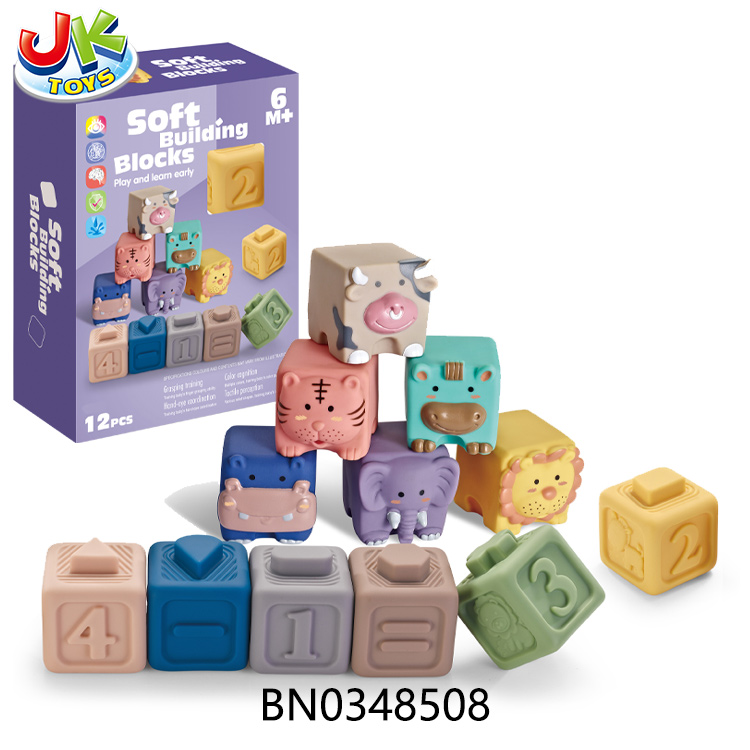 SOFT ANIMAL BLOCKS SET toys