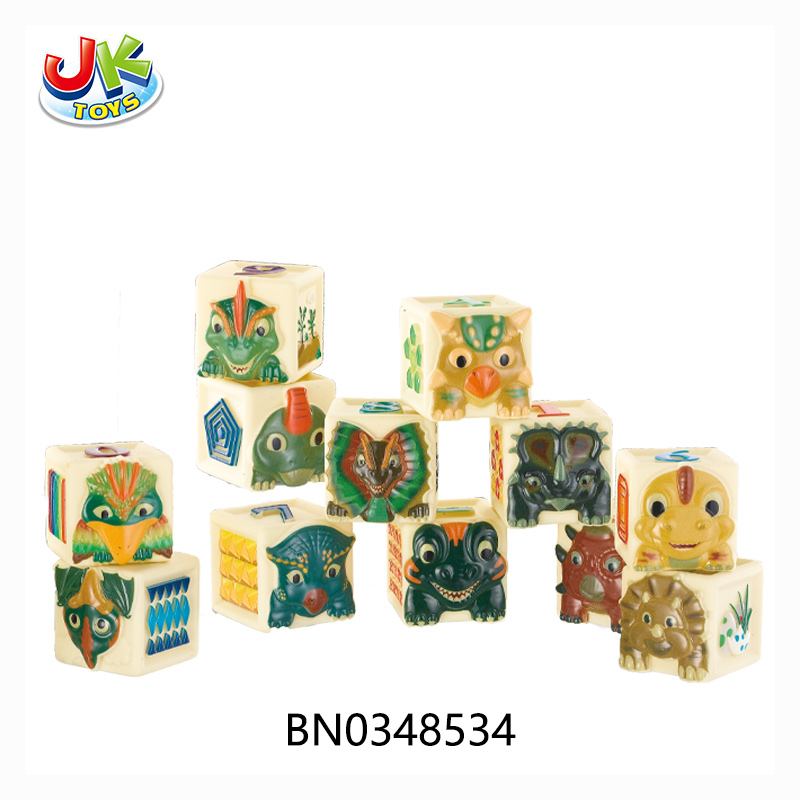 SOFT DINOSAUR BLOCKS SET- UV COLOR PRINTING toys