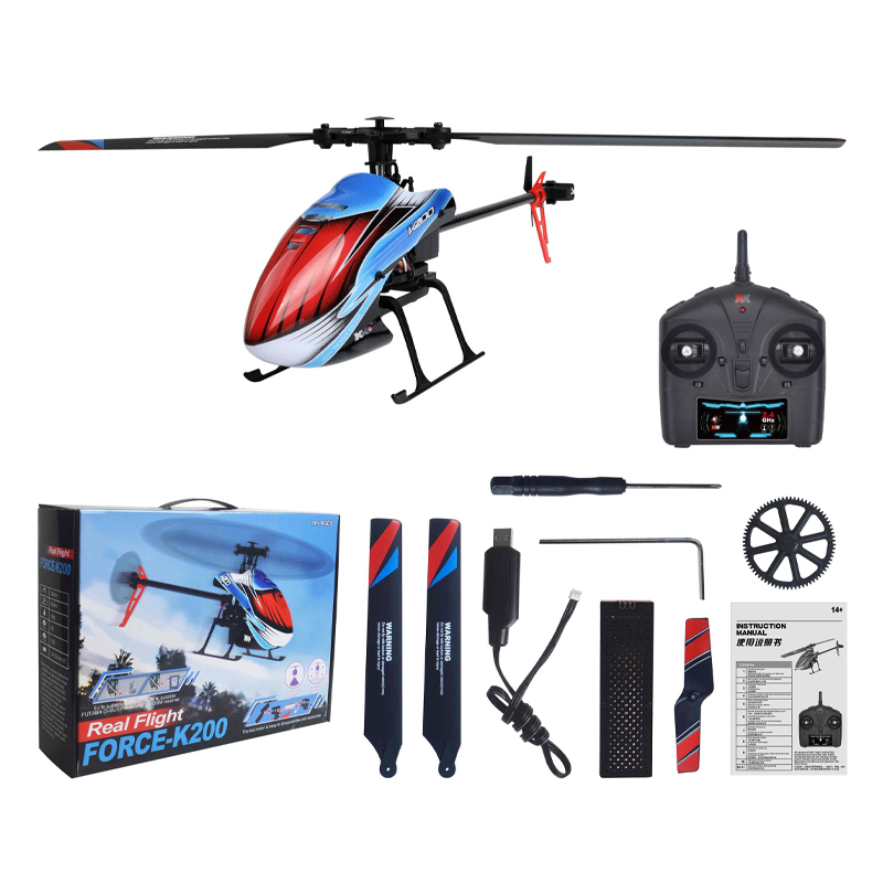 4CH R/C SINGLE-ROTOR HELICOPTER,W BARONETRIC HEIGHT/OPTICAL FLOW POSITIONING toys