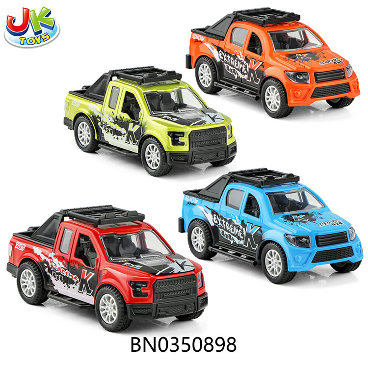 1:36 PULL BACK ALLOY CAR, 4COLOR toys