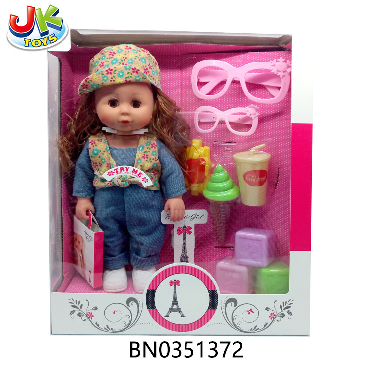 12"DOLL SET W/12  SOUNDS toys